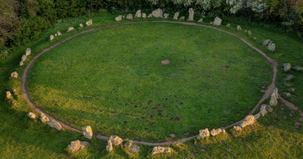 Stunning aerial photography of ancient Cotswold landmarks